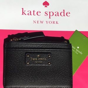 NEW Classic Black, Kate Spade Cardholder